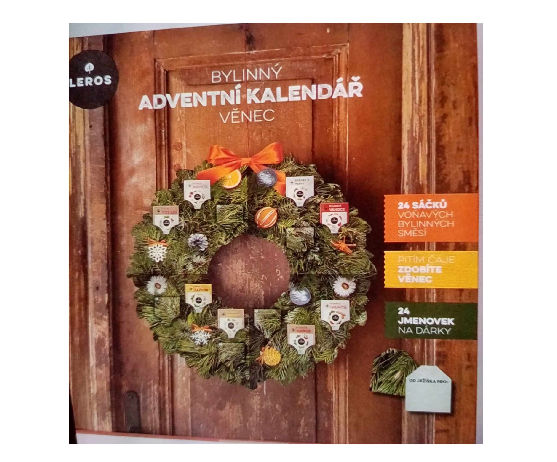 GRESIK CAJOVY ADVENTNY KALENDAR 24 KS